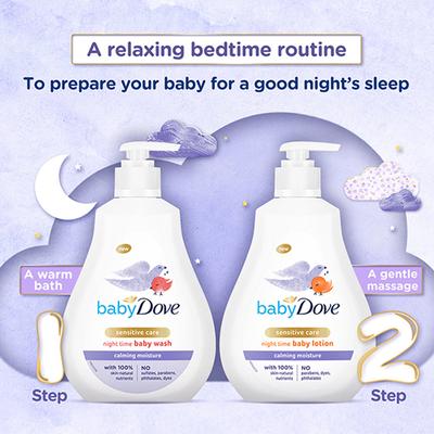 Baby Dove Calming Moisture Night Time Baby Wash 400 ml - Creams, Lotions & Oils