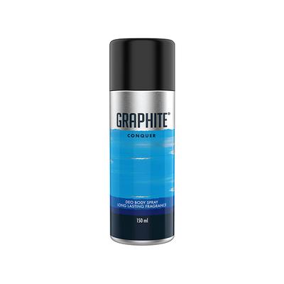 Graphite Deo Body Spray Conquer Can 150 ml - Men Deodorants/Roll-Ons