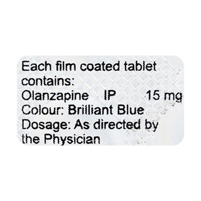OLAPIN 15 Tablet 10's - Schizophrenia-Aps