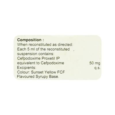 MONOCEF O 50 Oral Suspension 30ml - Bacterial Infections-Cep