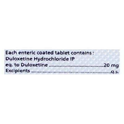 DULOTAG 20mg Tablet 10's - Depression-Ant