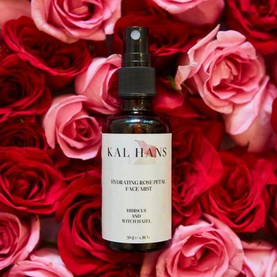 Kal Hans Hydrating Rose Petal Face Mist with Witch Hazel and Hibiscus 50 gm - Face Mists