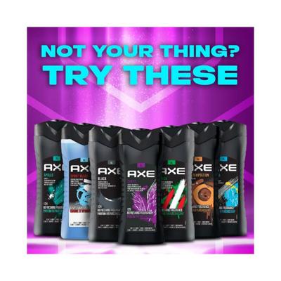 Axe Excite 3 In 1 Body Face & Hair Wash for Men Long-Lasting Fragrance 400 ml - Shower Gels & Body Wash