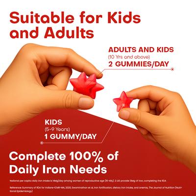 LIVOGEN STRAWBERRY FLAVOUR IRON Gummies 30's - Anaemia-VMA