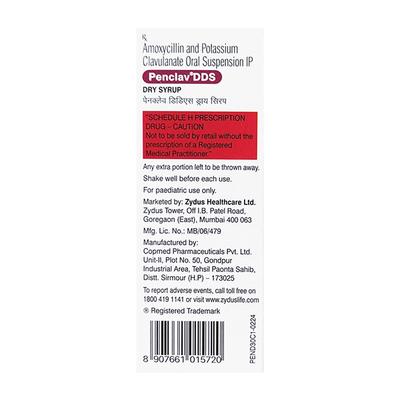 PENCLAV DDS Dry Syrup 30ml - Bacterial Infections-Pen