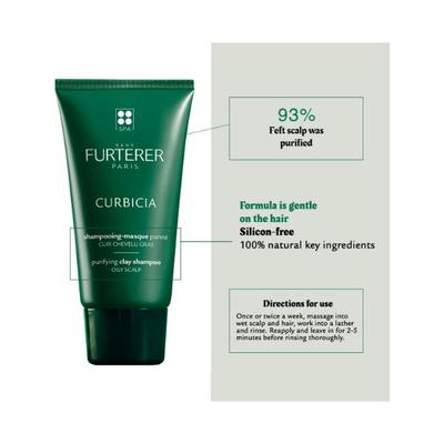 Rene Furterer Curbicia Clay Shampoo 100 ml - Shampoos