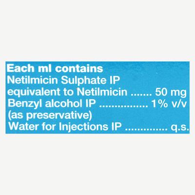 Netspan 50mg Injection 1ml - Bacterial Infections-Ami