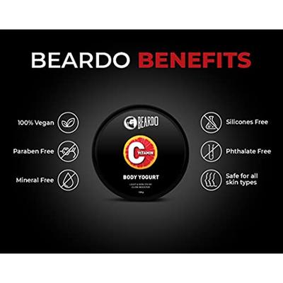 Beardo Vitamin C Body Yogurt Moisturizer Cream 120 gm - Beard Cream