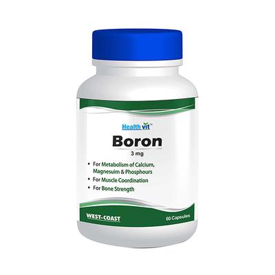 Healthvit Boron 3 mg Capsule 60's - Multi-Vitamins