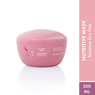 Alfaparf Milano Nutritive Mask For Dry, Damaged Hair, Frizzy Hair, Moisturising 200 ml - Hair Masks & Packs
