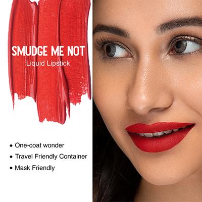 SUGAR Cosmetics Smudge Me Not Liquid Lipstick - 29 Scarlet Starlet (Orange Red) 4.5 ml - Liquid Lipsticks