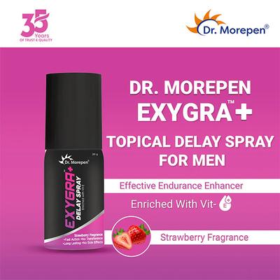 Dr. Morepen Exygra+ Delay Topical Spray 20 g - Pain Relief Spray