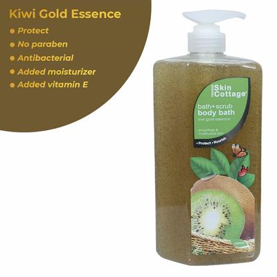 Skin Cottage Bath + Scrub (Kiwi) 1000 ml - Scrubs & Exfoliants
