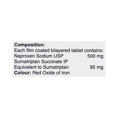 NAXPESURE S Tablet 2's - Migraine