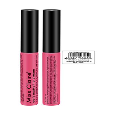 Miss Claire Soft Matte Lip Cream 20 6.5 Gm - Lipsticks