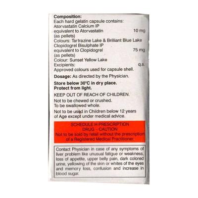 ATCHOL CV 10 Capsule 10's - High Cholesterol-Dys
