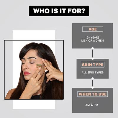 House of Beauty Gold Collagen Roller with Acupressure Point Press For Plumping & Fine Lines 1's - Massagers