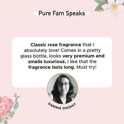 Pure Sense Rose & Honey Long Lasting Perfume Floral Fragrance for Women 50 ml - Women Perfumes (Edt/Edp)