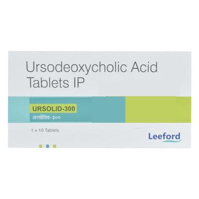 URSOLID 300mg Tablet 10's - Cholelithiasis/Gall Stones