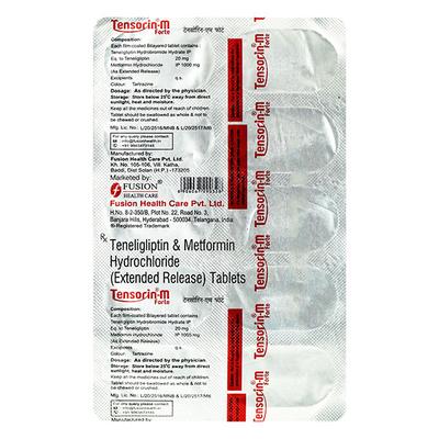 TENSORIN M FORTE Tablet 10's - Diabetes-Ant