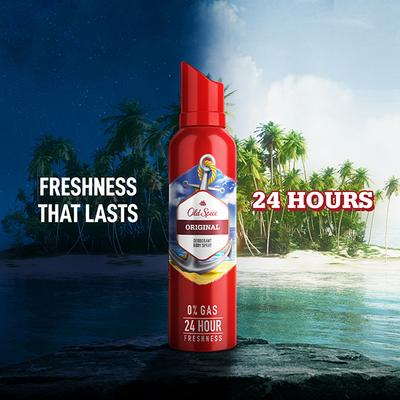 Old Spice Original No Gas Deodorant Body Spray Perfume for Men 140 ml - Men Deodorants/Roll-Ons