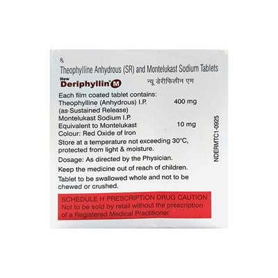 DERIPHYLLIN M NEW Tablet 10's - Asthma/COPD-Ast