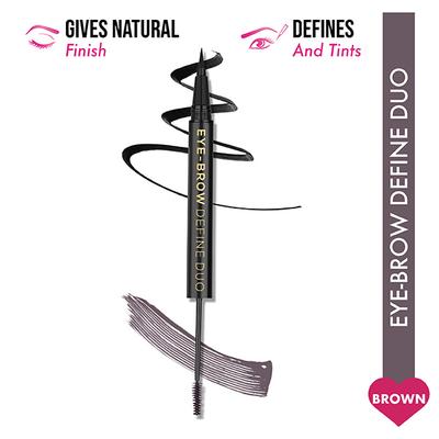 Insight Cosmetics Eyebrow Define Duo 2-in-1 - Brown 2.5 gm - Eyebrow Pencils & Enhancers