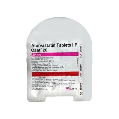 Caat 20mg Tablet 15'S - High Cholesterol-Dys