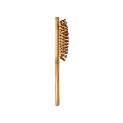 Bronson Professional Paddle Hair Brush Wooden with Bamboo Wood Bristles 12's - Hair Brushes