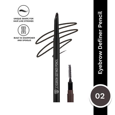 Pac Eyebrow Definer Pencil (02) 0.25 gm - Eyebrow Pencils & Enhancers