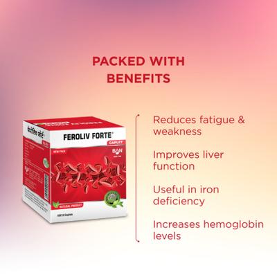 Ban Labs Feroliv Forte Caplet (Pack of 10 x 10's) - Speciality Medicines