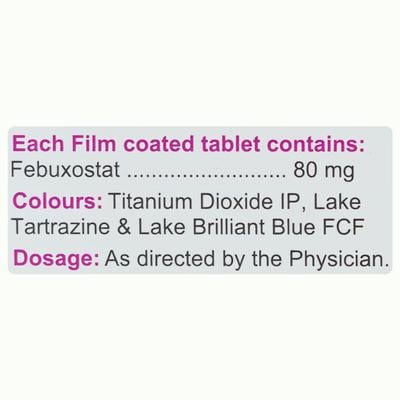 FEBUTEC 80 Tablet 10's - Gout