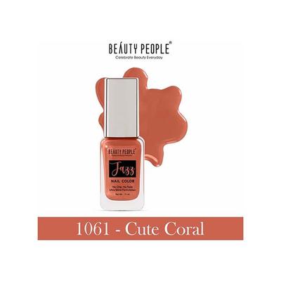 Beauty People Jazz Nail Color 1061 Cute Coral 11 ml - Nail Polish