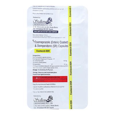 ESOMECID DSR Capsule 10's - Ulcer/Reflux/Flatulence-Aaa