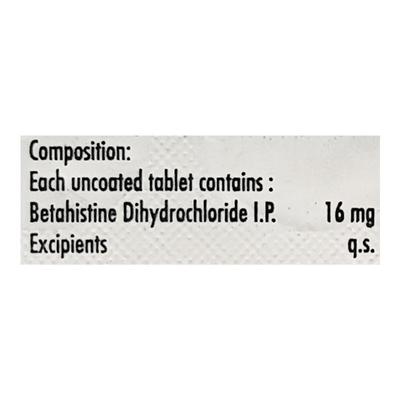 B Stil 16mg Tablet 10'S - Vertigo-Ant