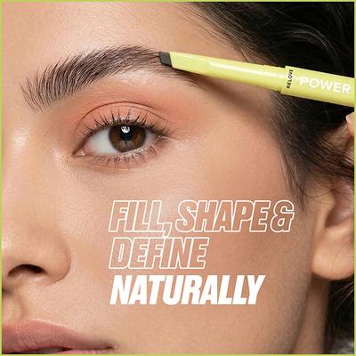 Makeup Revolution Power Brow Pencil Dark Brown 0.3 gm - Eyebrow Pencils & Enhancers