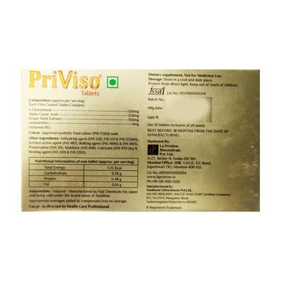 Priviso Tablet 10'S - Supplements-Vam