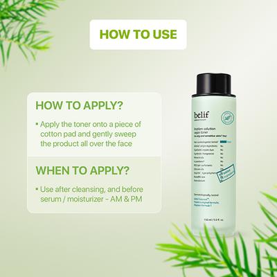 Belif Problem Solution Vegan Toner 150 ml - Toners