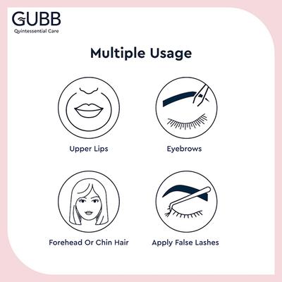 Gubb Dual Function Tweezer with Brow Comb 1's - Tweezers
