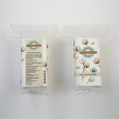 Cottsberry Organic Cotton Square Facial Pads with Aloevera 50's - Cotton Buds & Balls