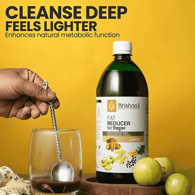 Krishna's Herbal & Ayurveda Fat Reducer Juice 1000 ml - Ayurvedic Juices