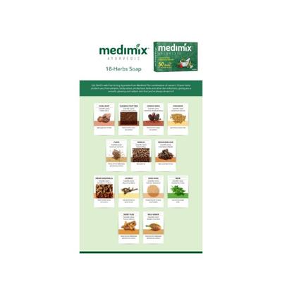 Medimix Ayurvedic Classic 18 Herbs Soap 125gm each 5's - Soaps
