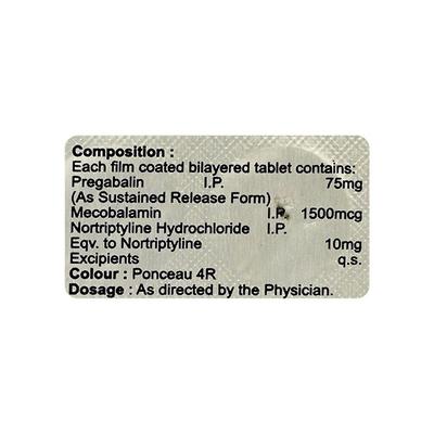 GABAXIA NT Tablet 10's - Neuropathic Pain-Dru