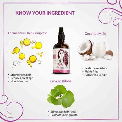 Anveya Curls Hair Mist 100 ml - Hair Serums