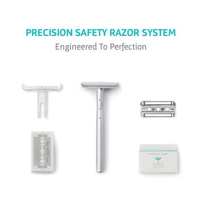 Bombay Shaving Company Precision Safety Razor with Feather Stainless Blades - Razors & Cartridges