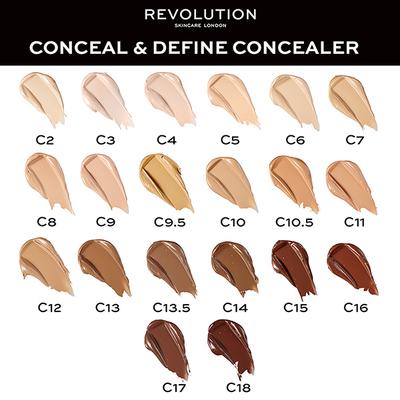 Makeup Revolution Conceal and Define Concealer - C2 4 gm - Concealer
