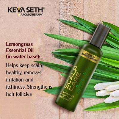 Keya Seth Aromatherapy Scalp Care Dandruff Removal Solution 120 ml - Hair Lotions & Tonics