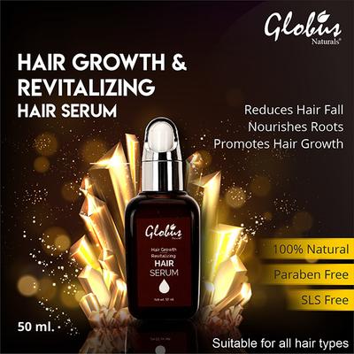 Globus Naturals Hair Growth & Revitalizing Hair Serum 50 ml - Hair Serums