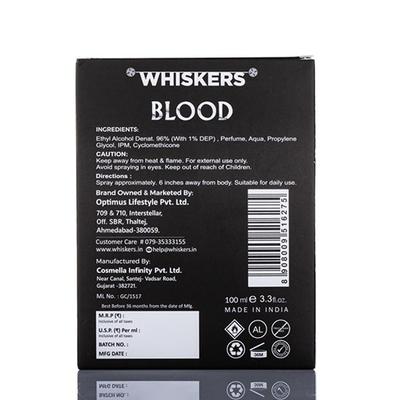 Whiskers Blood Eau De Parfum 100 ml - Perfumes (Edt/Edp)