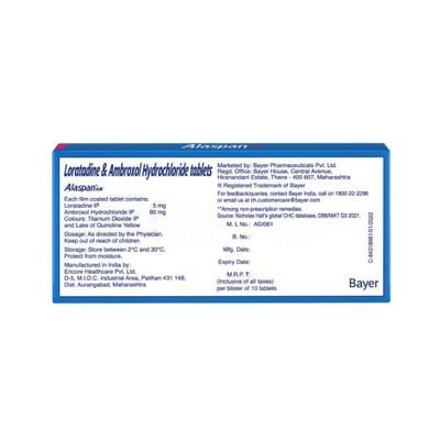 Alaspan AM Tablet 10'S - Cough And Cold-Cou